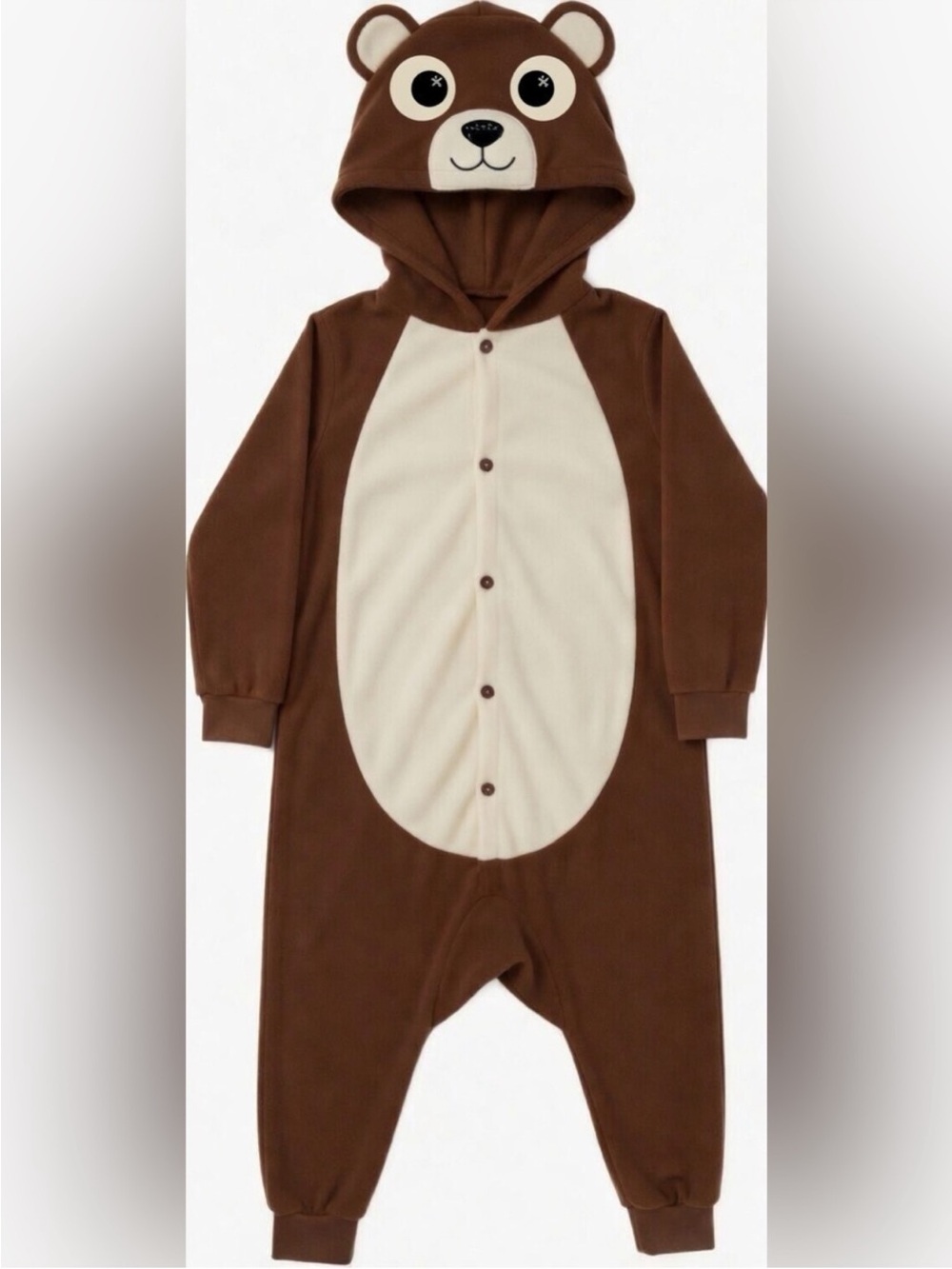 Brown Bear KIGURUMI ANIMAL One-Piece Pajama with Hood pj
